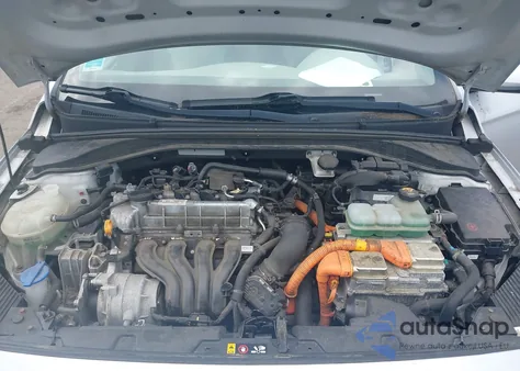 2018 Hyundai Ioniq Hybrid Blue from USA, damaged, VIN KMHC65LC9JU102059